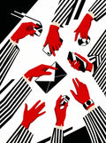 Poster in black frame