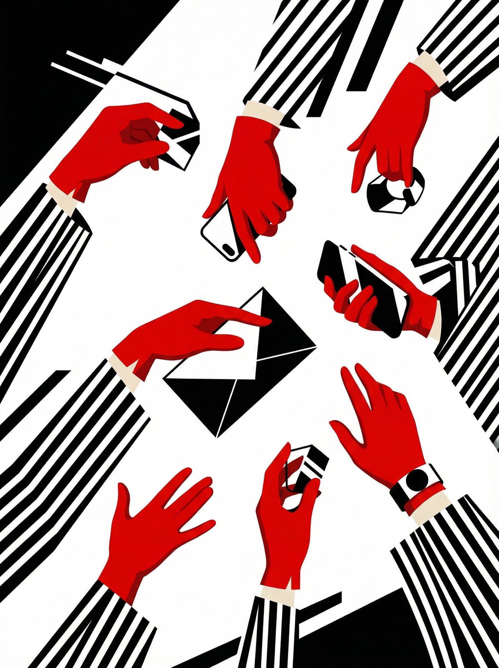 Poster in black frame