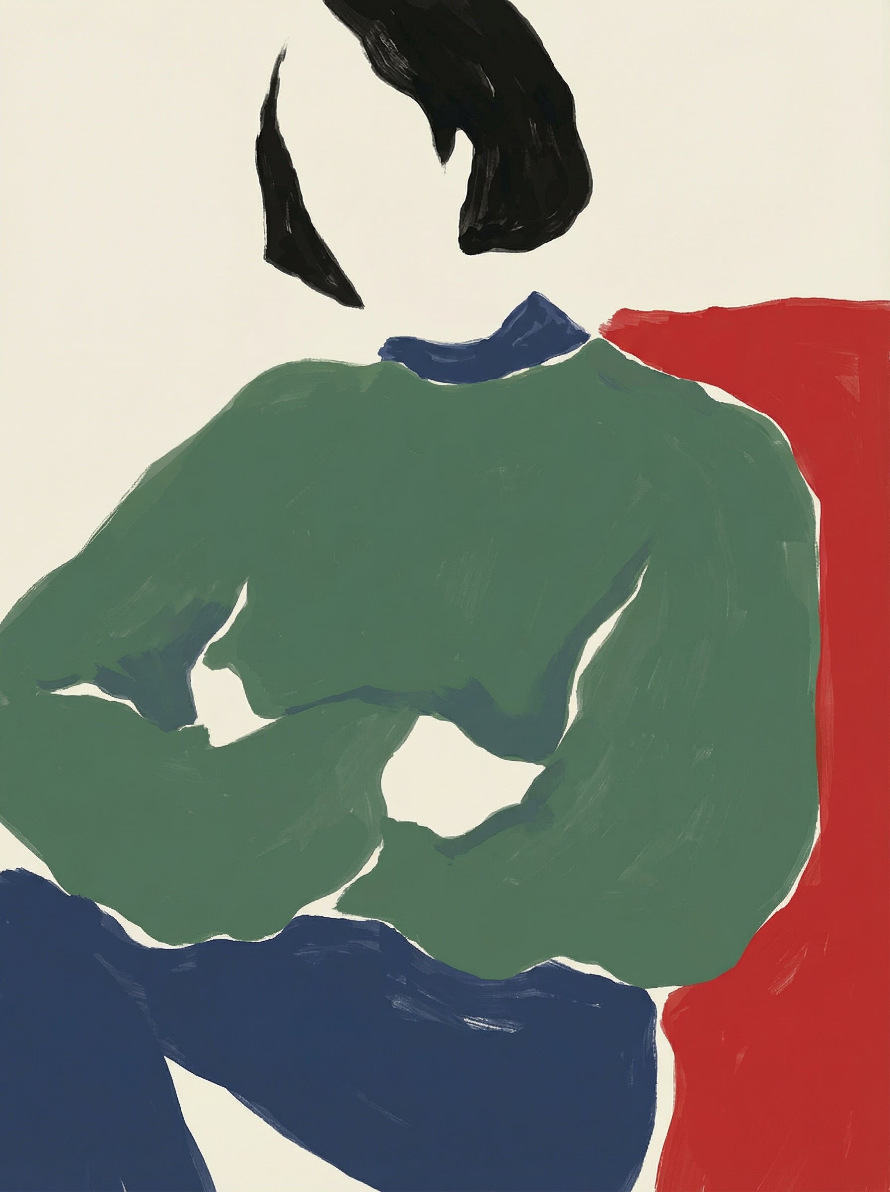 Poster in black frame