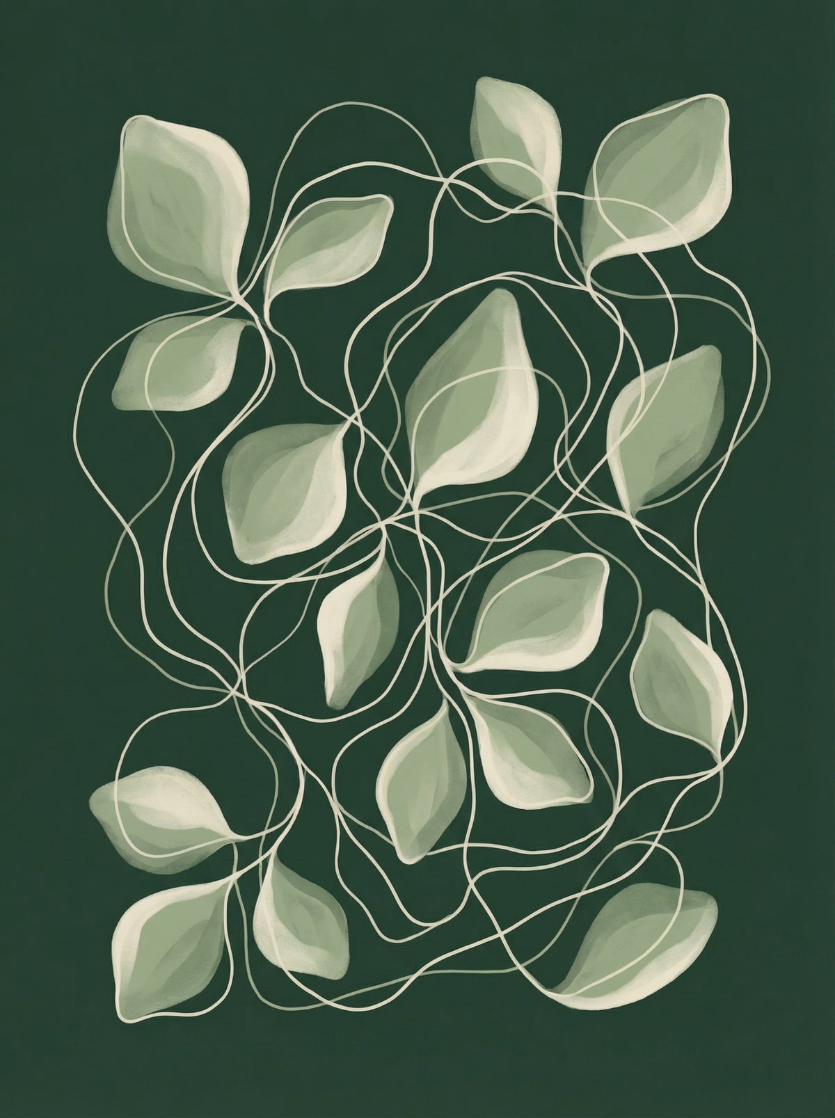 Poster in black frame