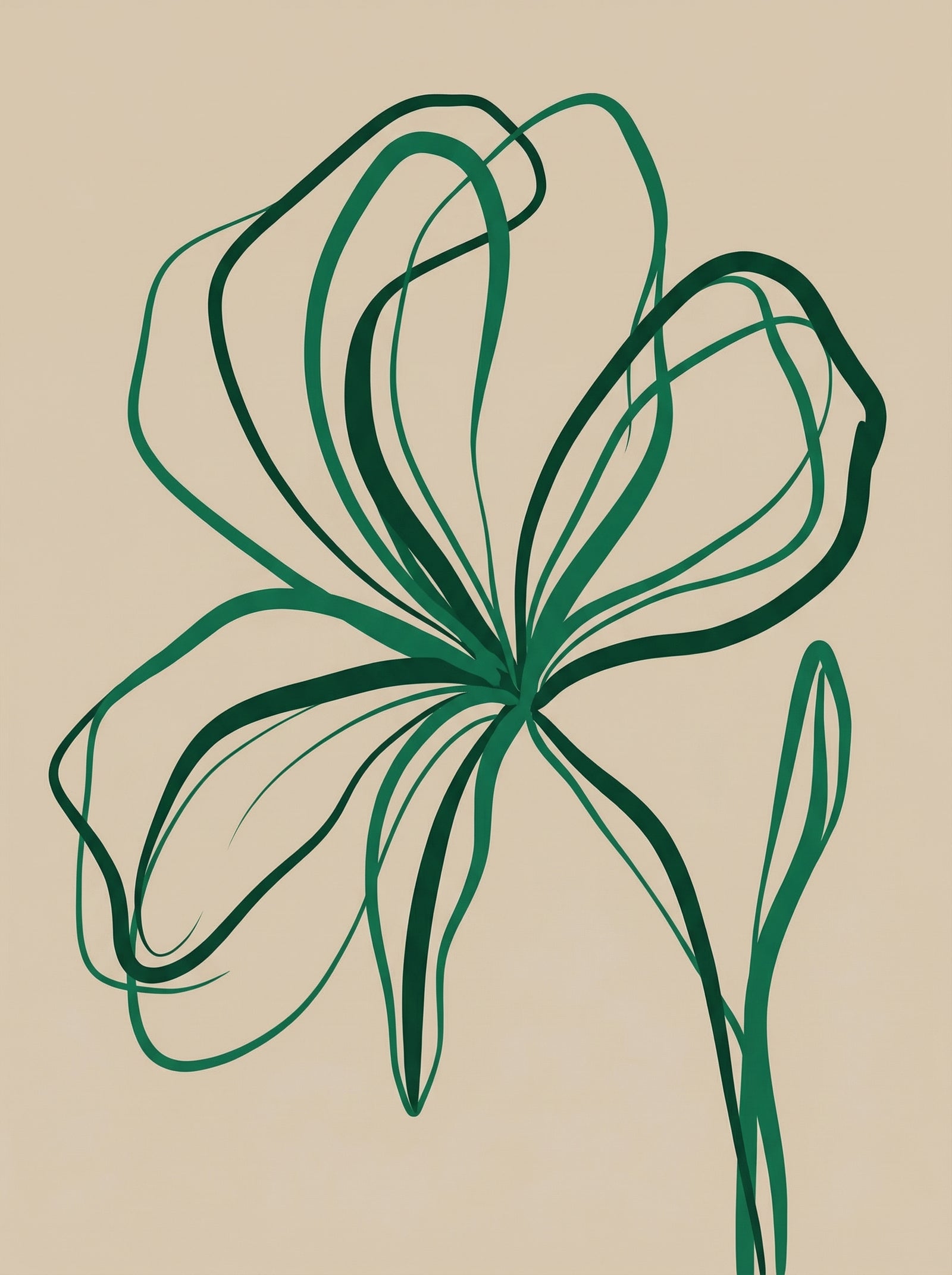 Poster in black frame