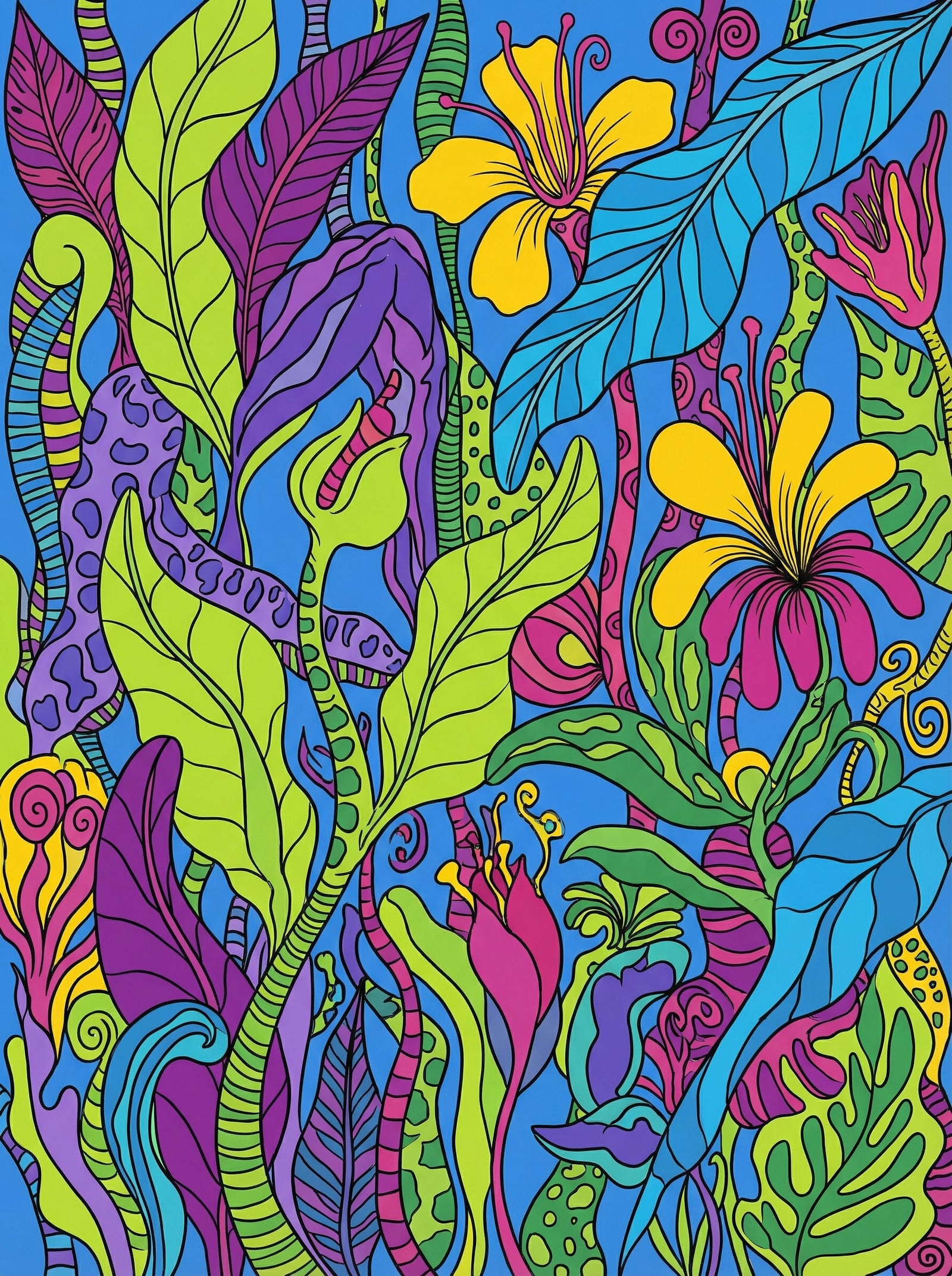 Poster in black frame