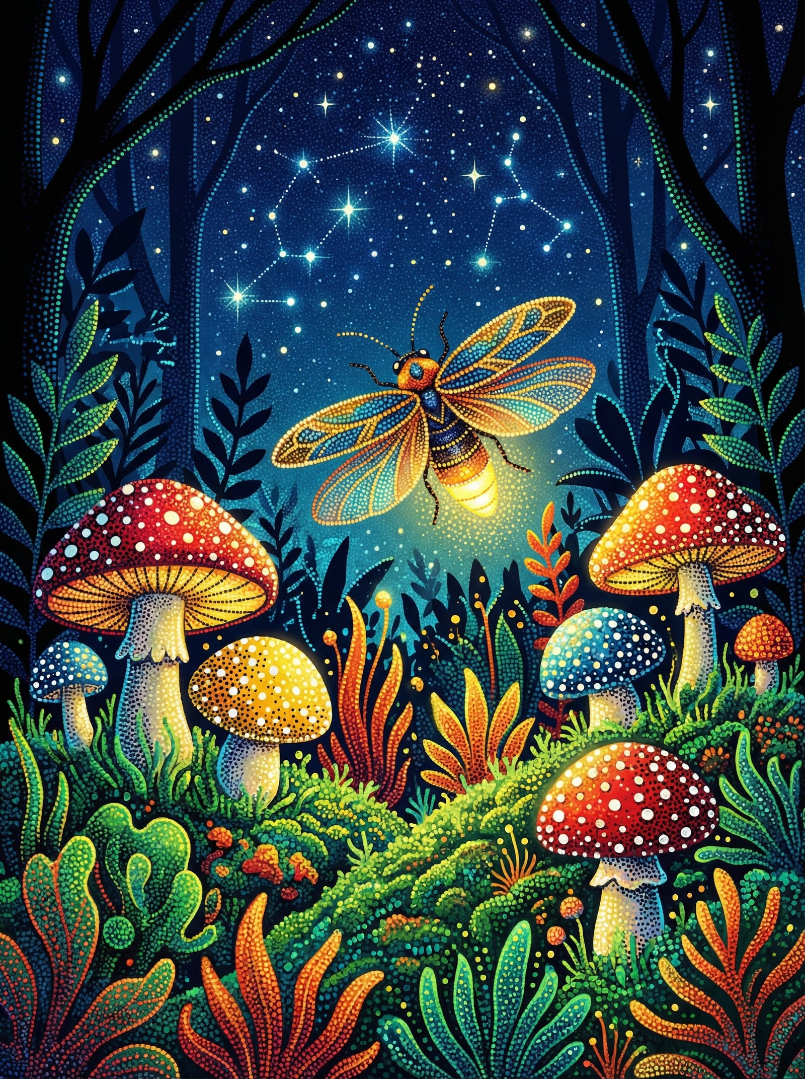 Poster in black frame