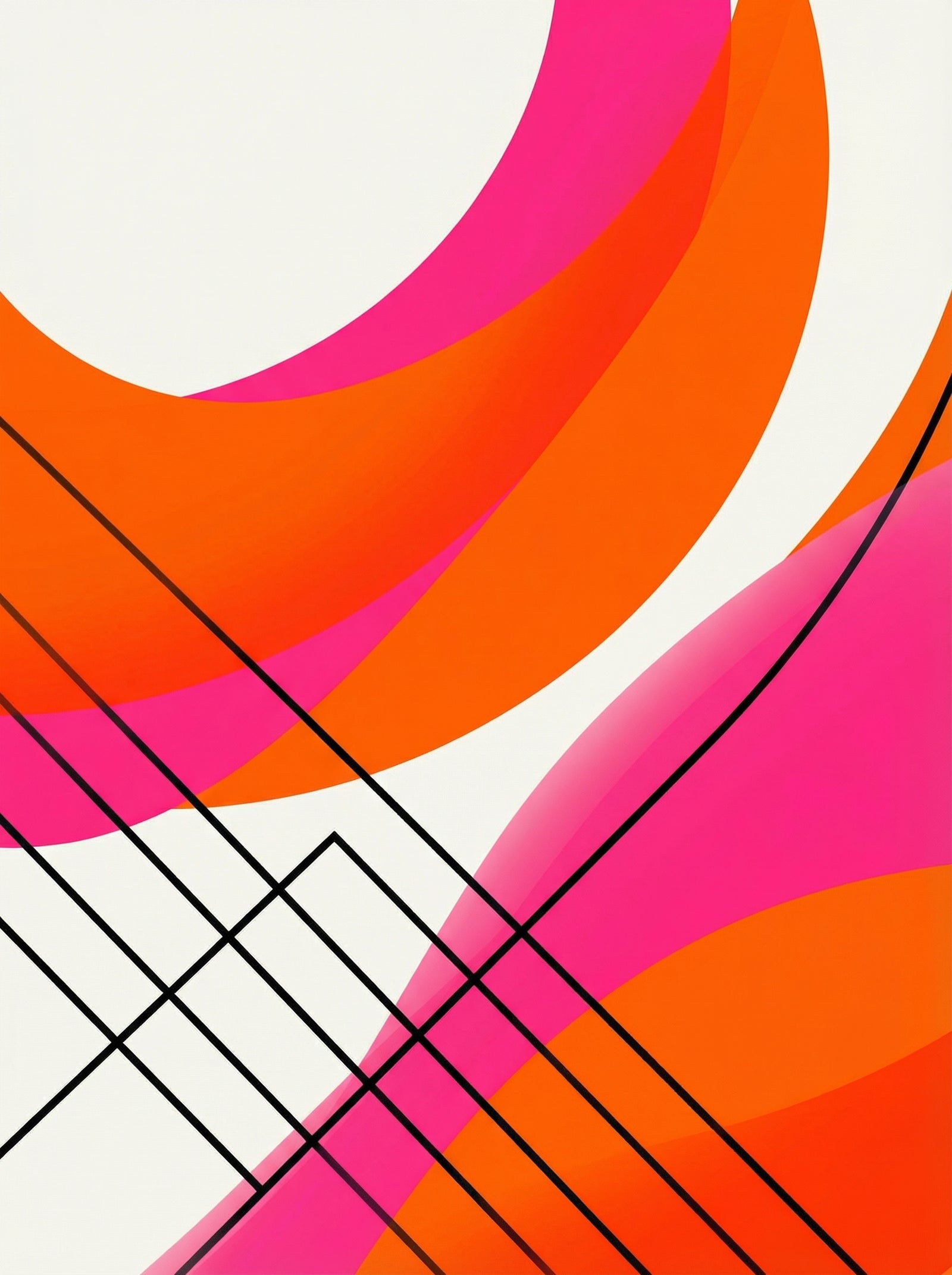 Poster in black frame