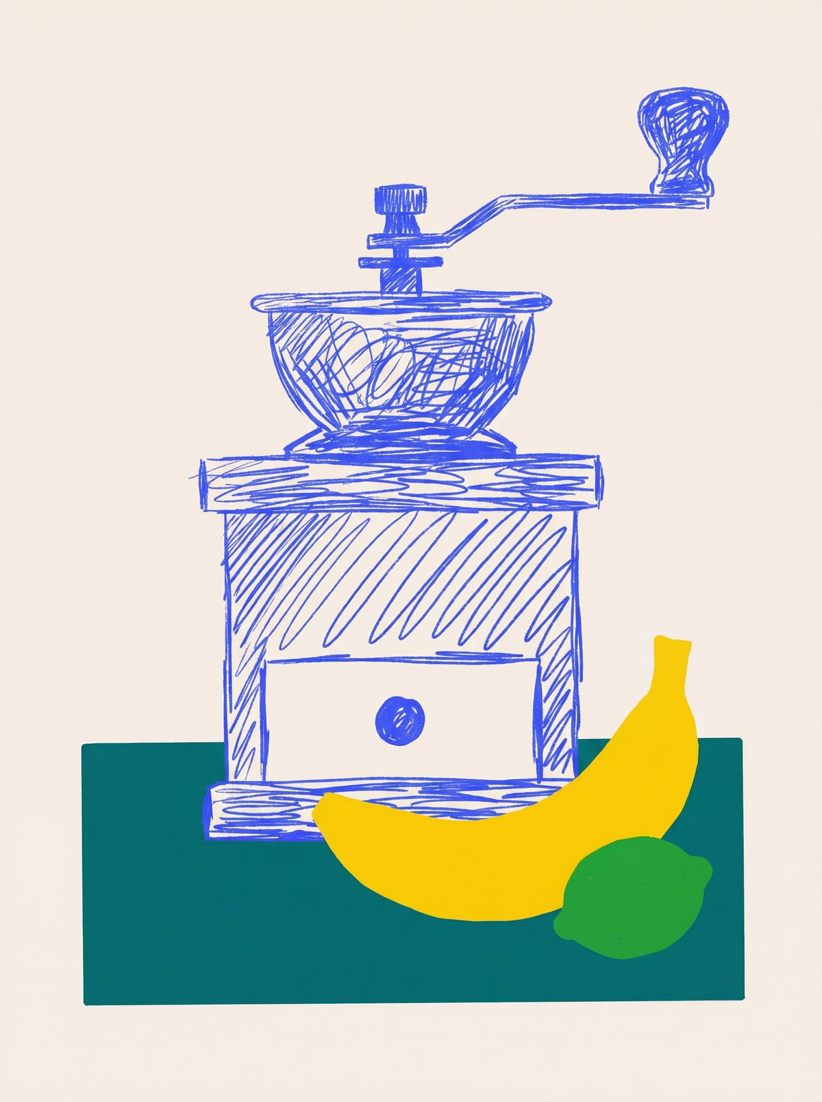 Poster in black frame