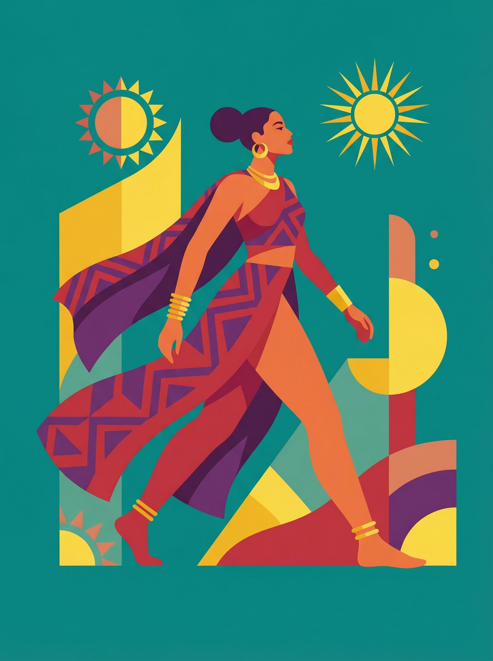 Poster in black frame