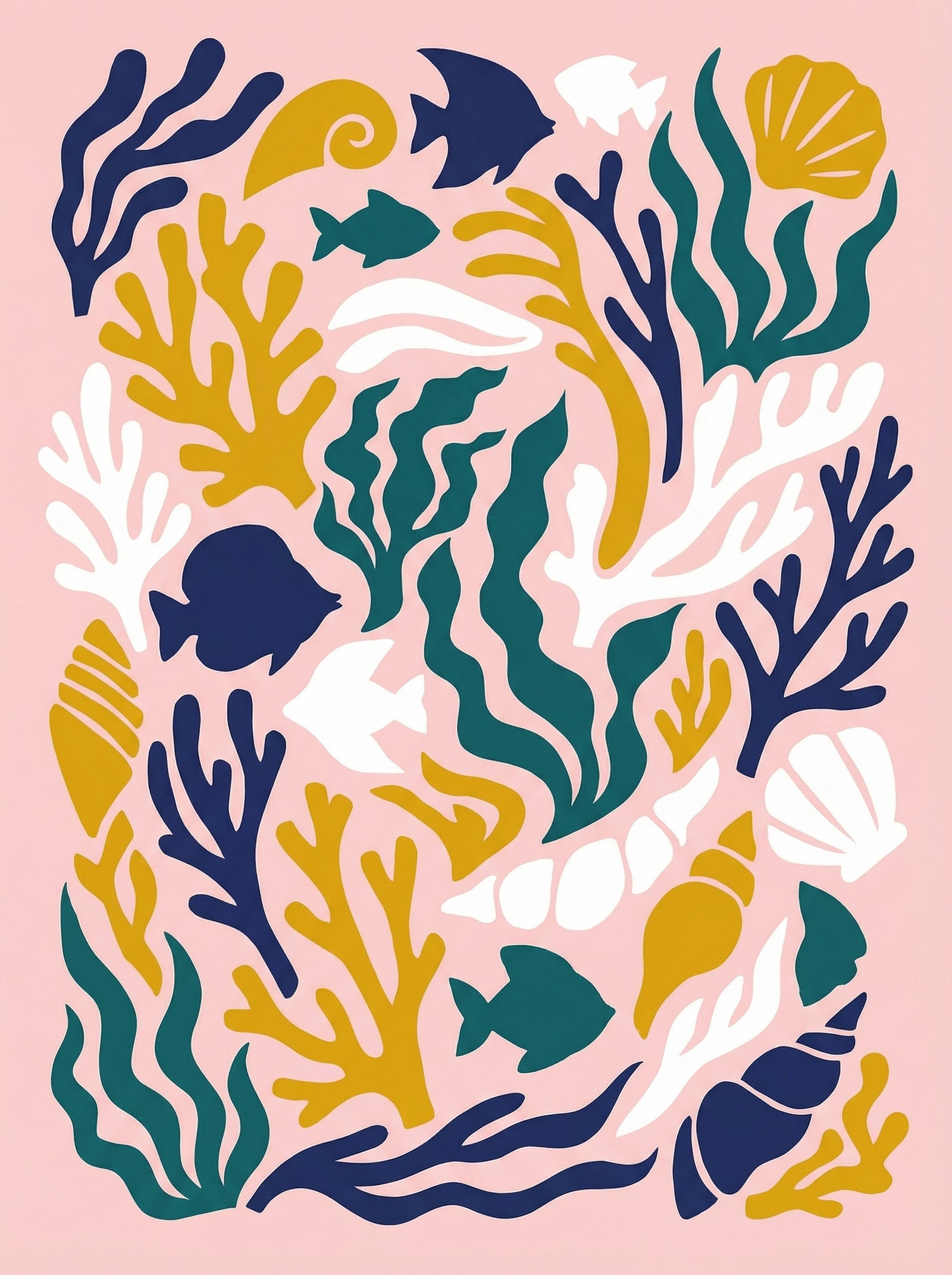 Poster in black frame