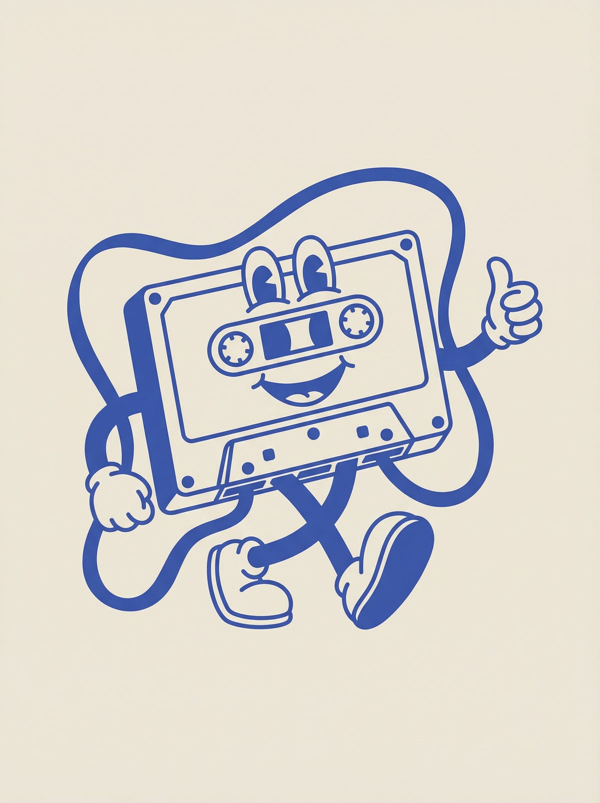 Poster in black frame