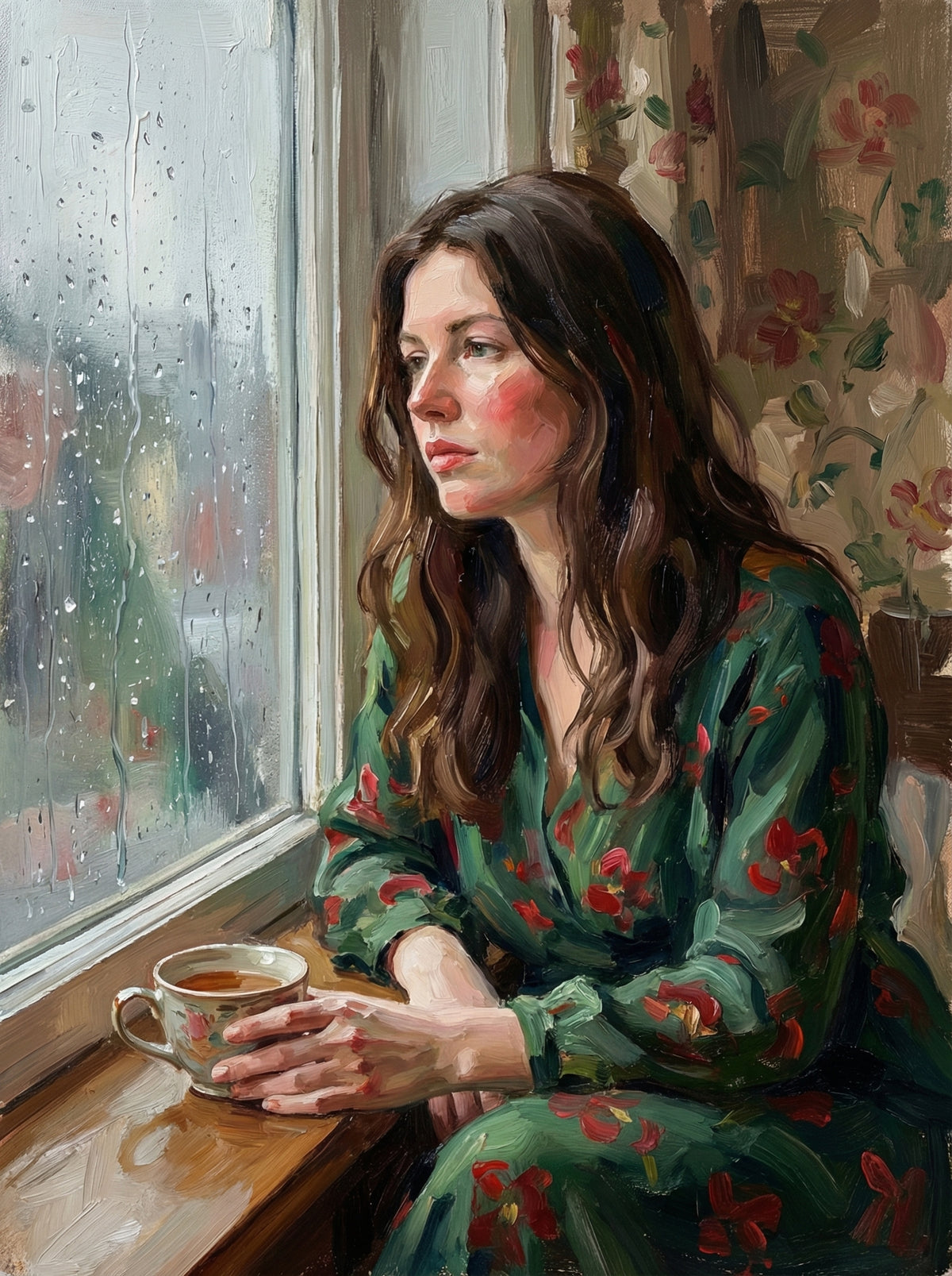 Poster in black frame