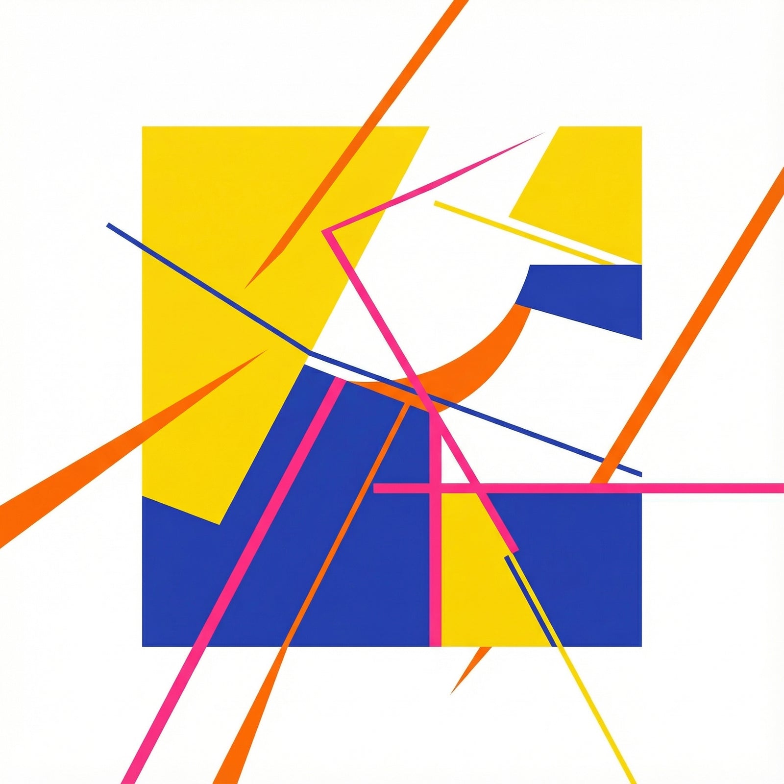 Poster in black frame