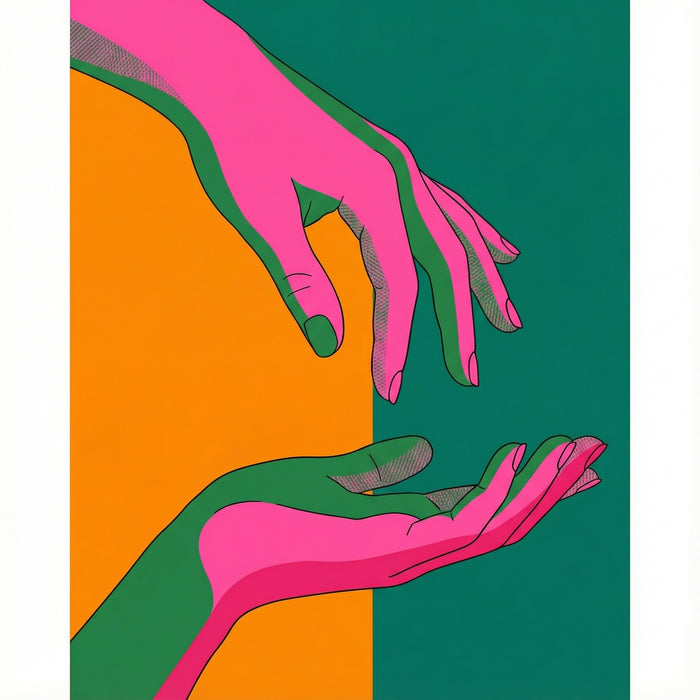 Poster in black frame