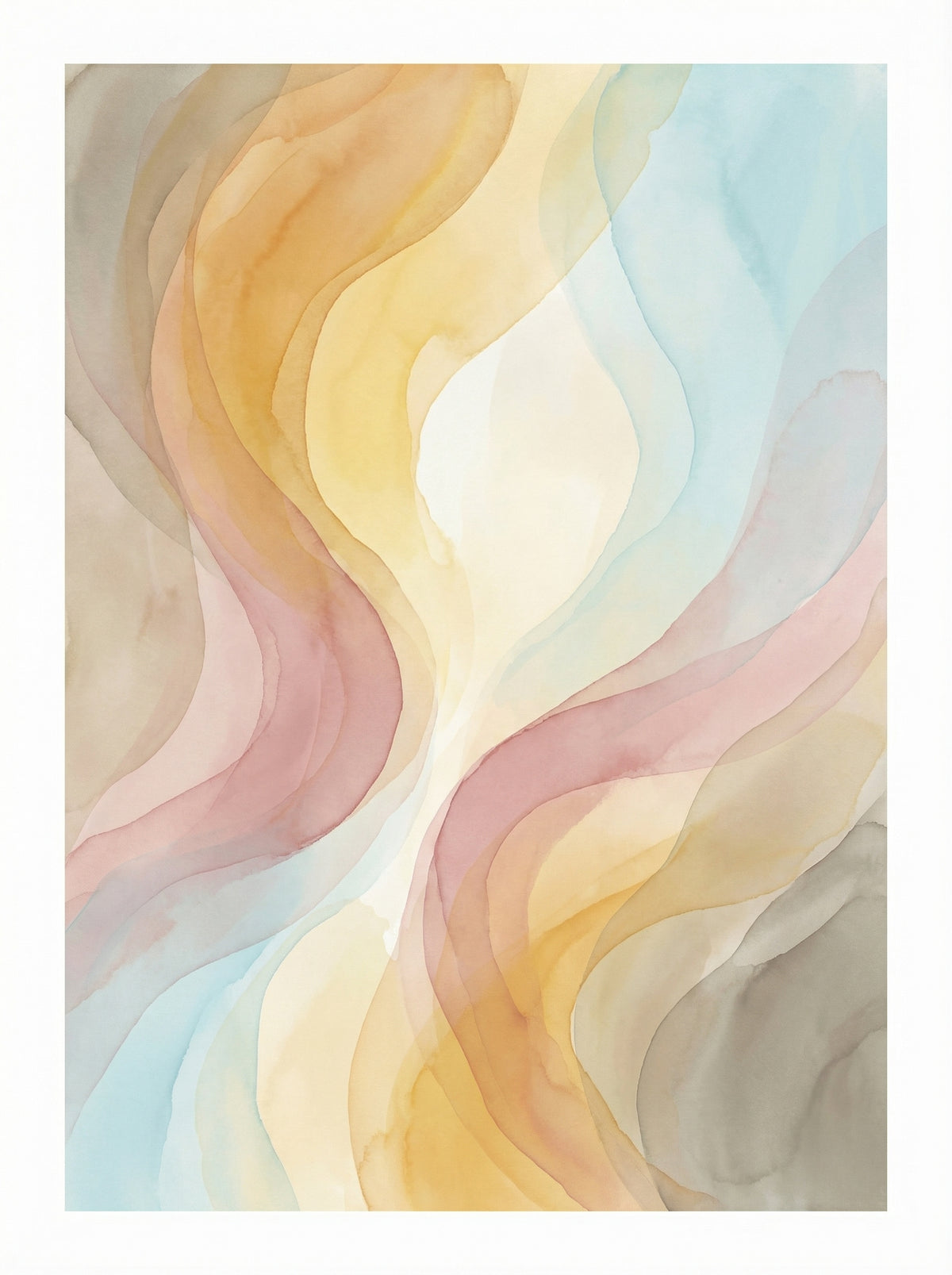 Poster in black frame