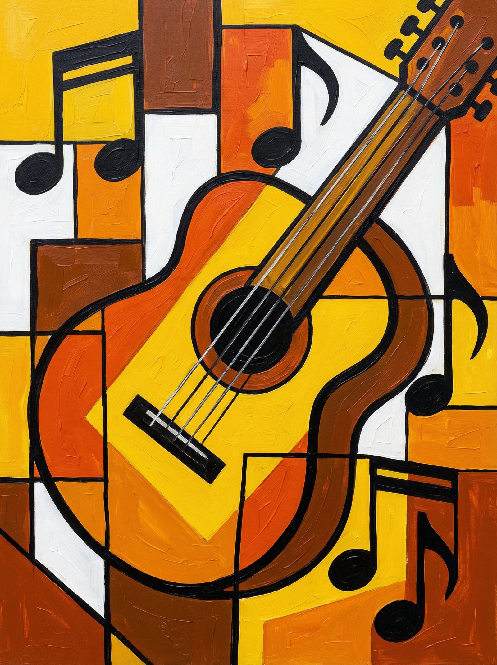 Poster in black frame