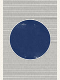 Poster Watercolor Circle and Stripes – poster e stampa artistica