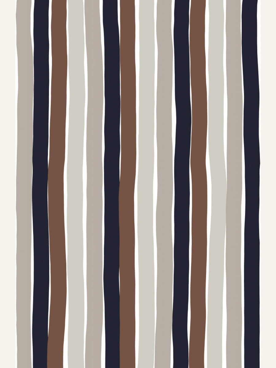 Wavy Earth Stripes Poster – poster and art print