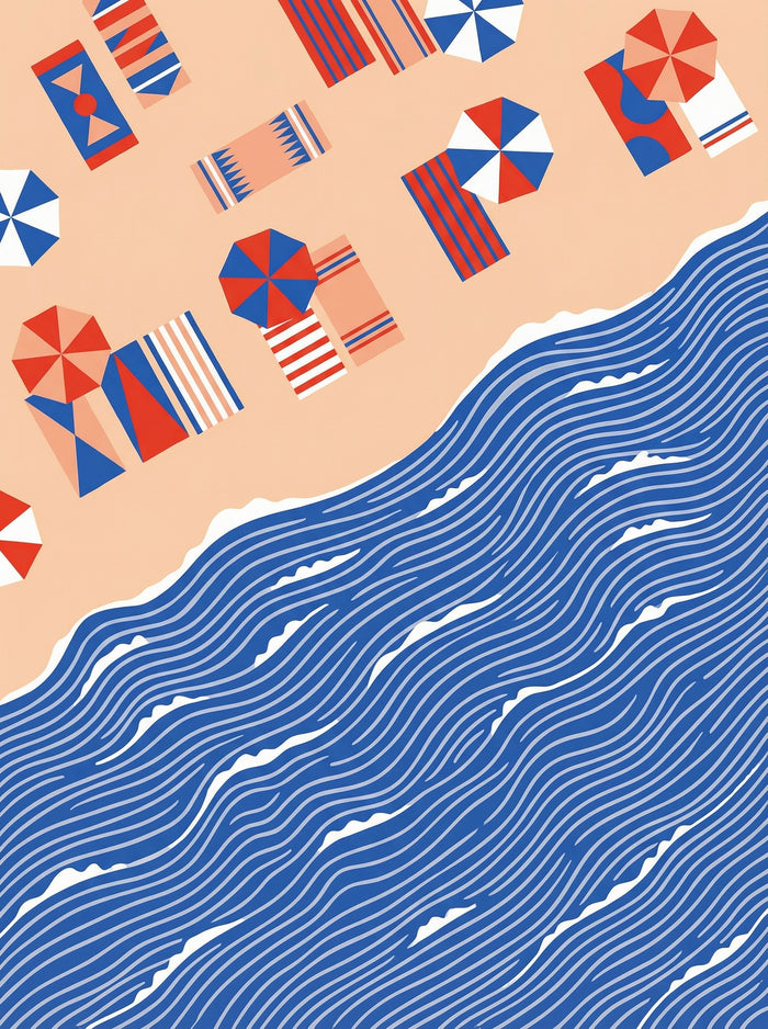 Wavy Swimmers – poster e stampa artistica
