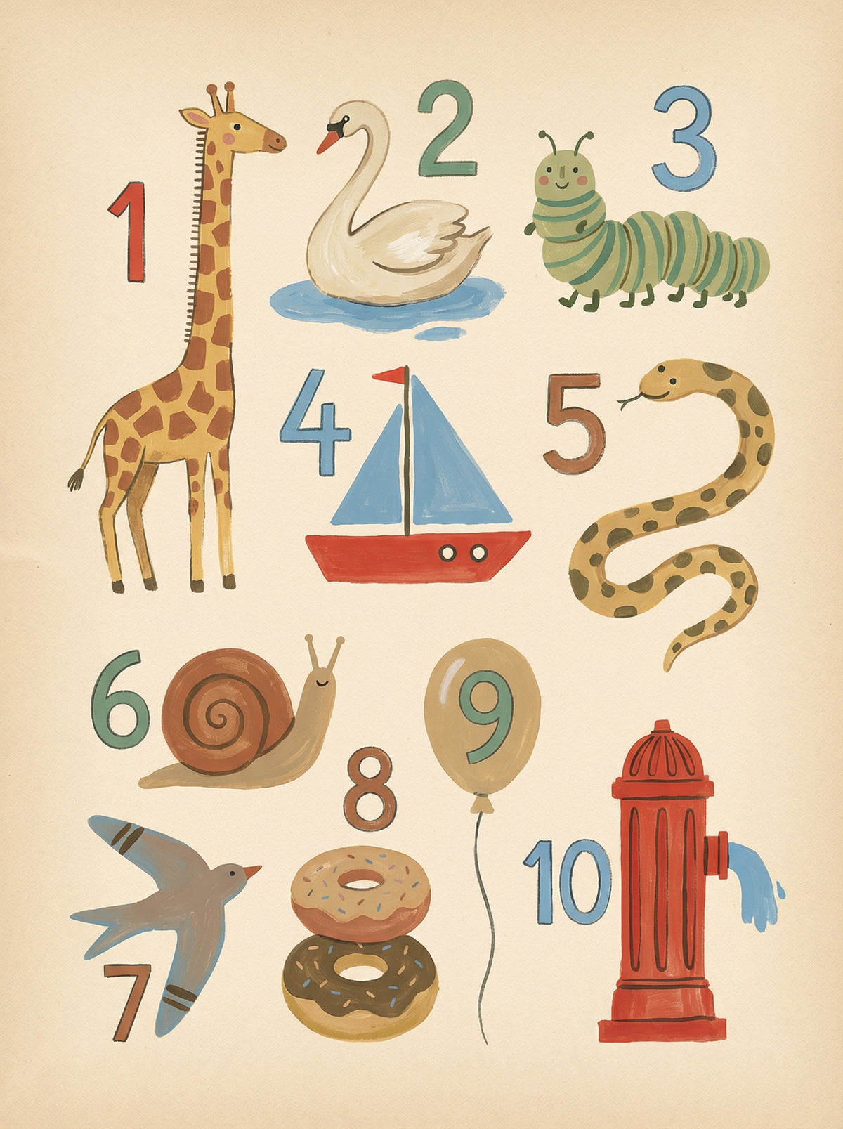 Poster in black frame