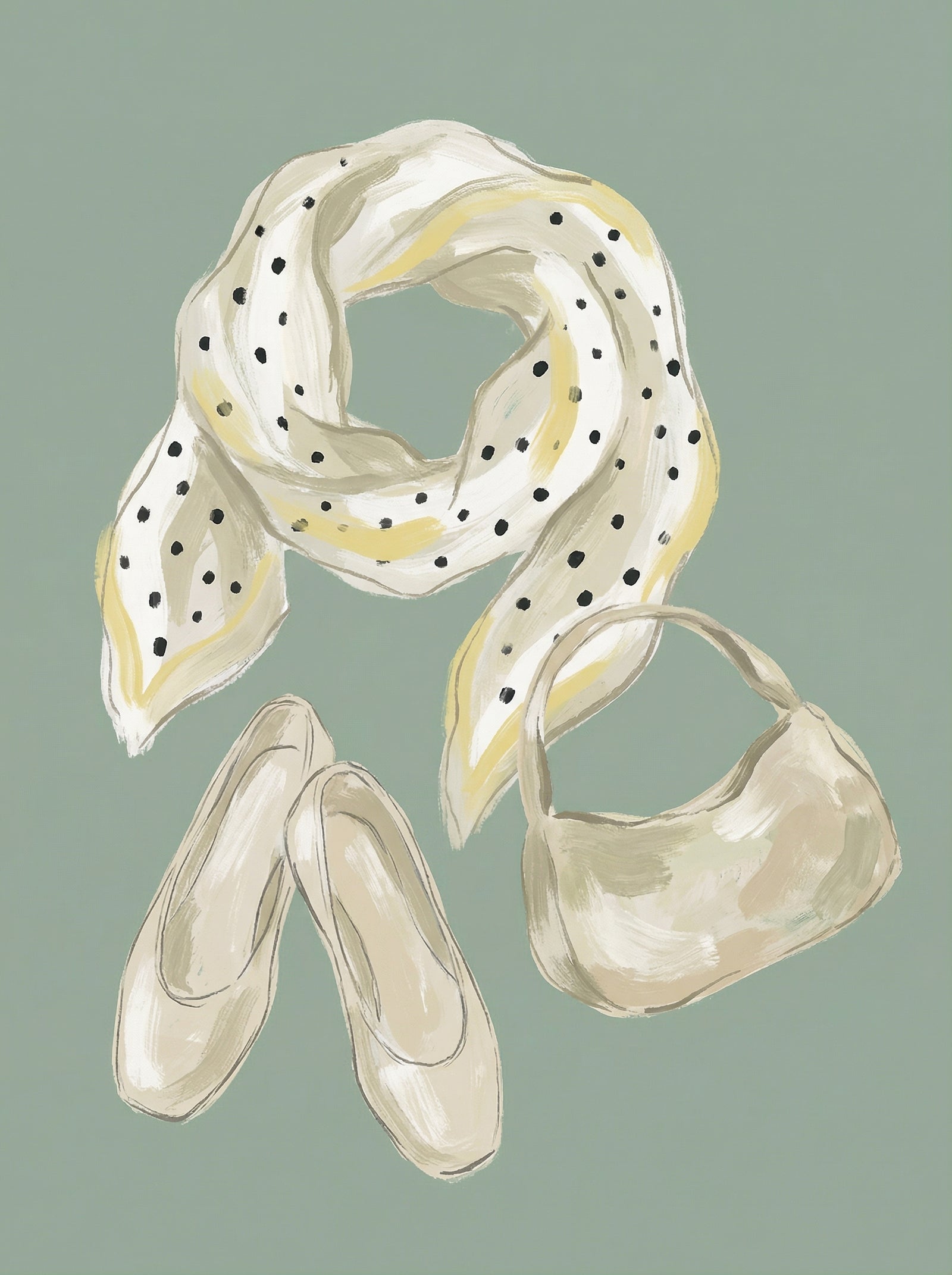 Poster in black frame