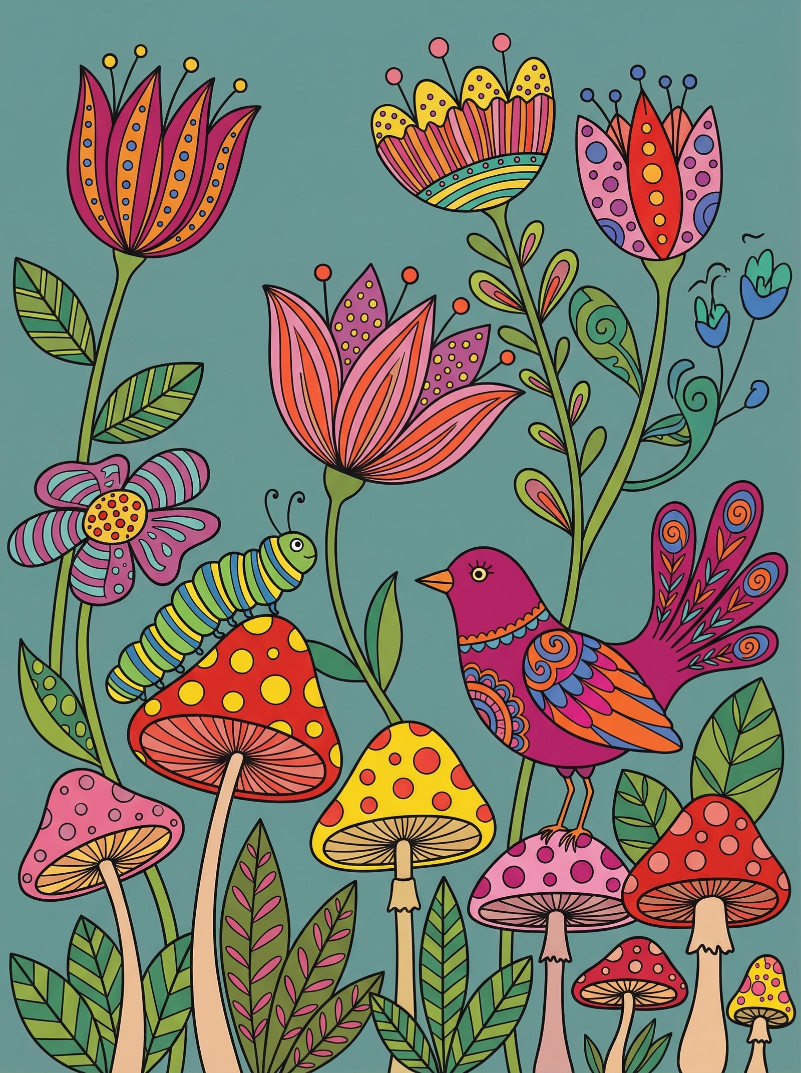 Poster in black frame