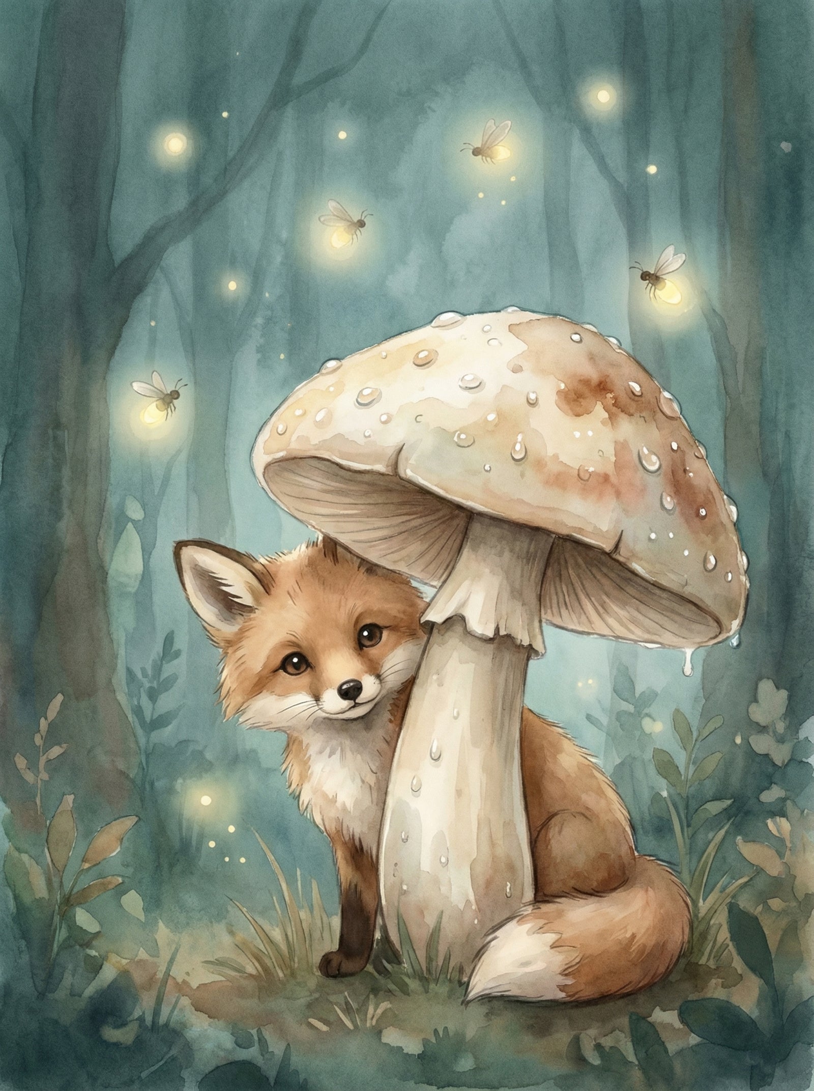 Poster in black frame