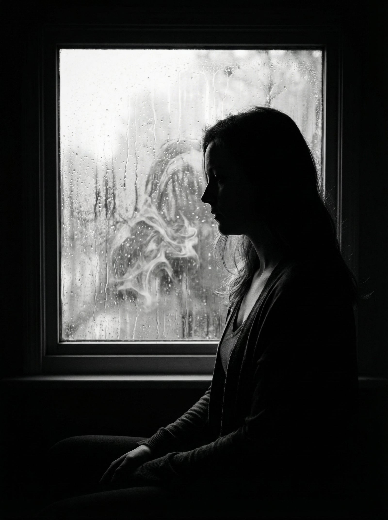 Poster in black frame