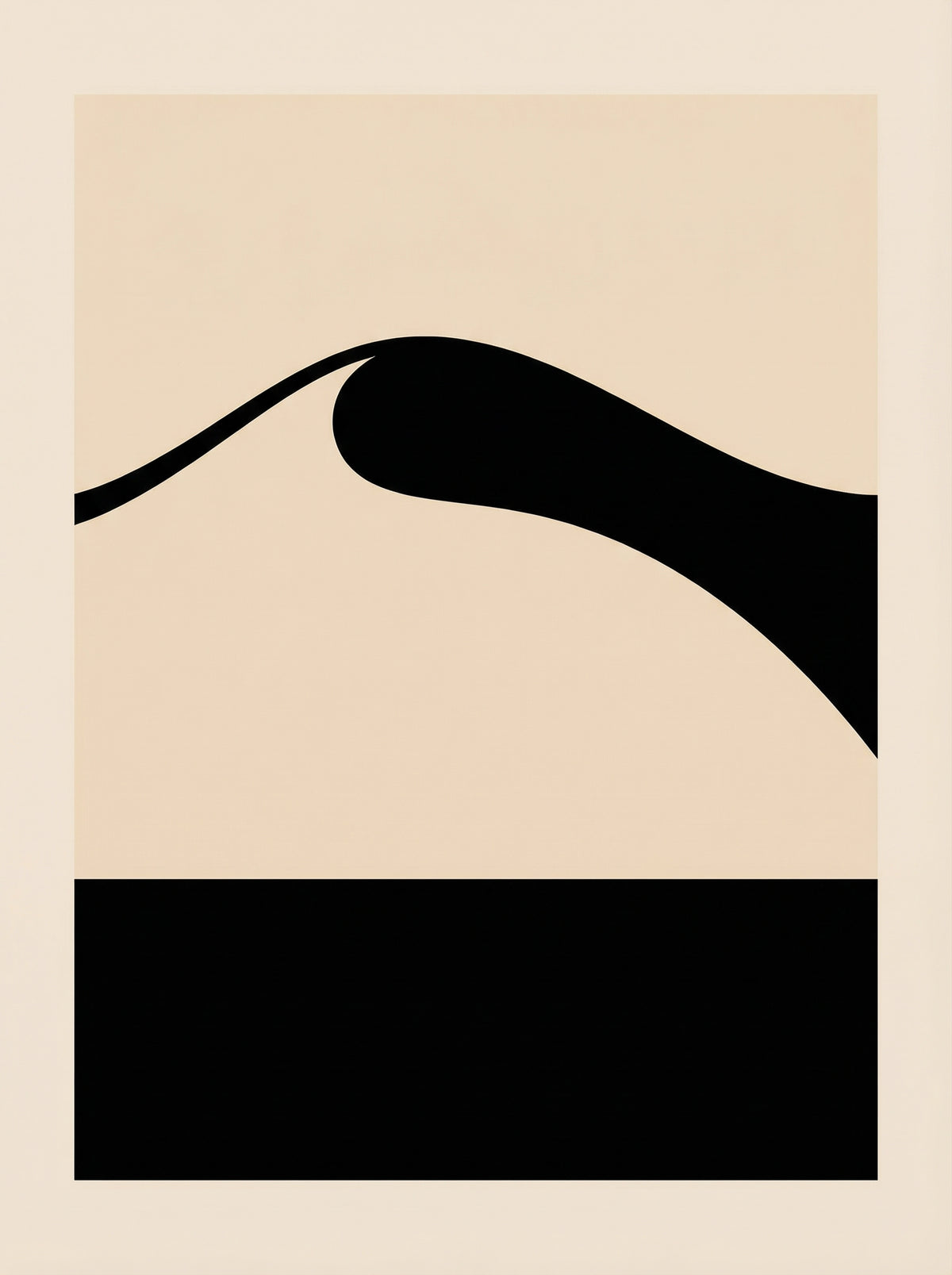 Poster in black frame