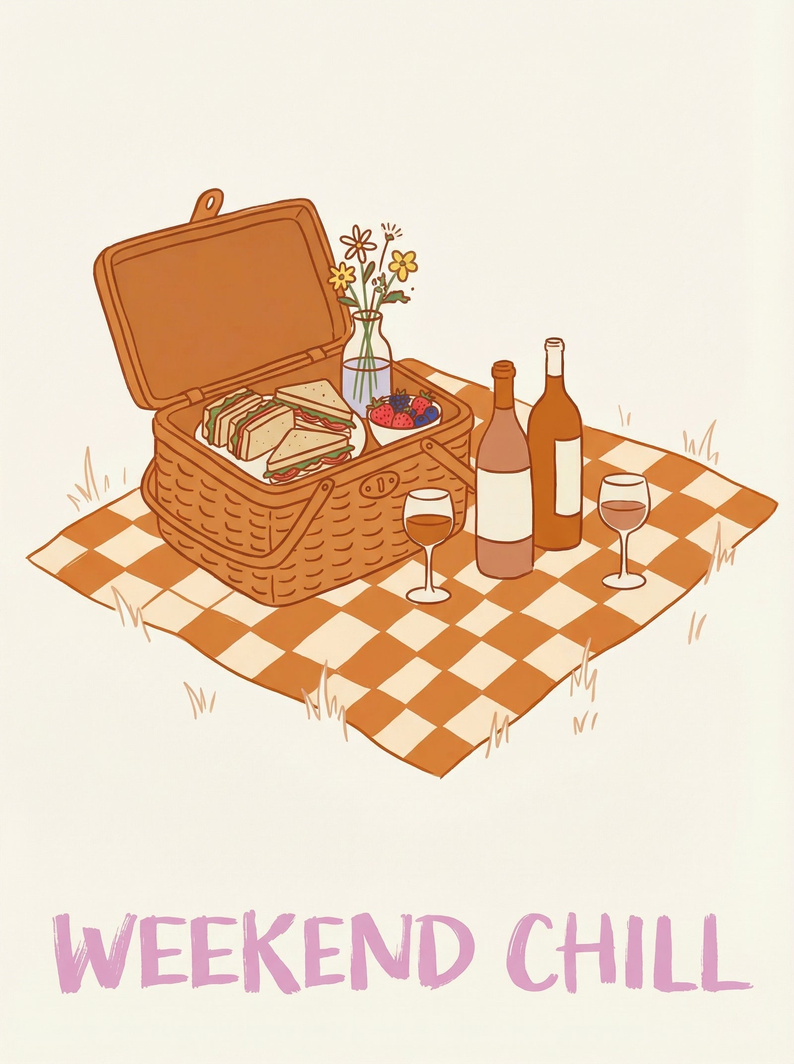 Poster in black frame