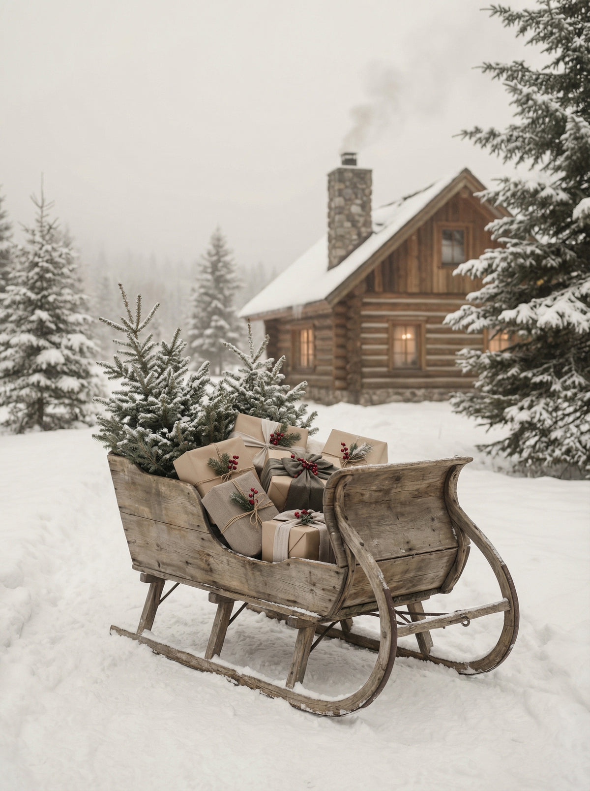 Poster in black frame