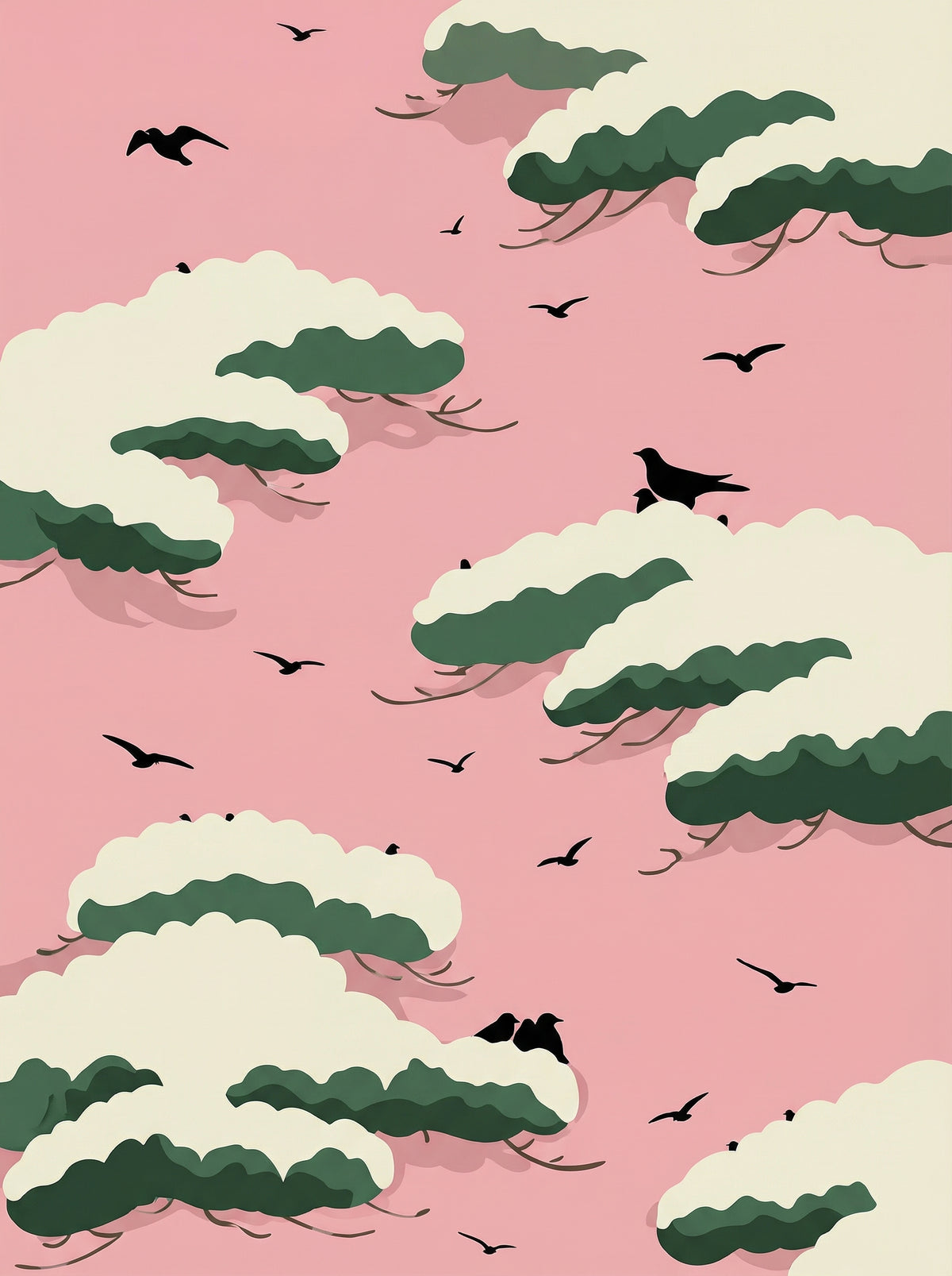 Poster in black frame