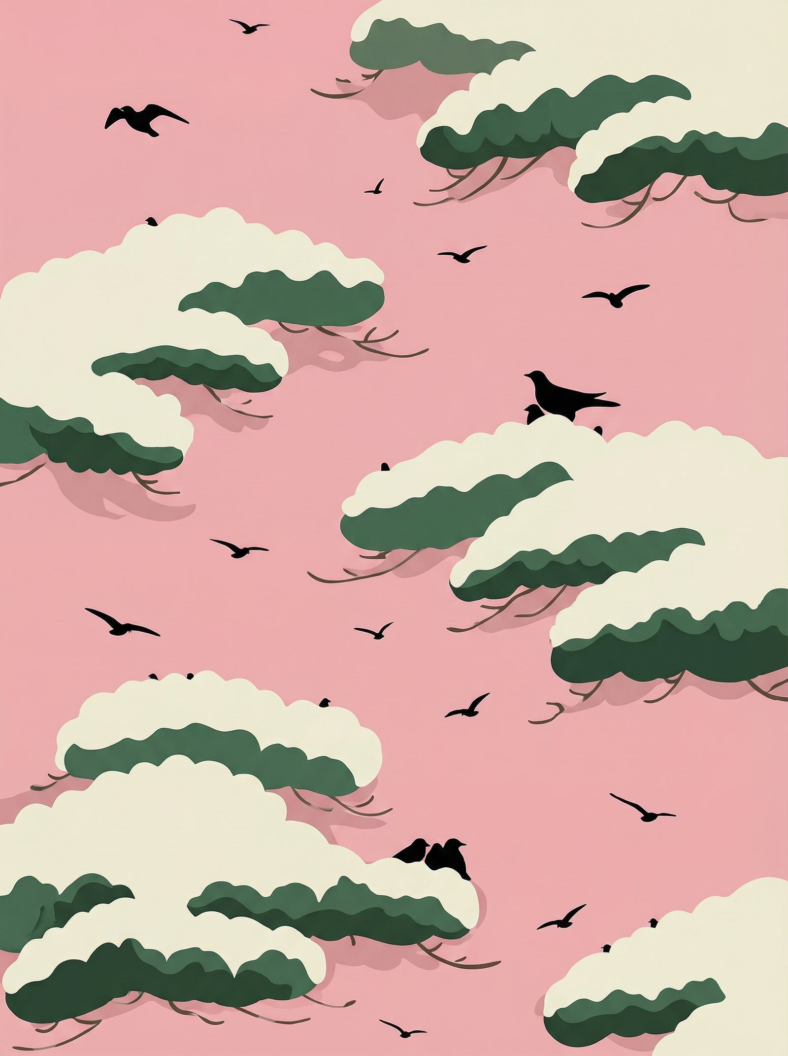 Poster in black frame