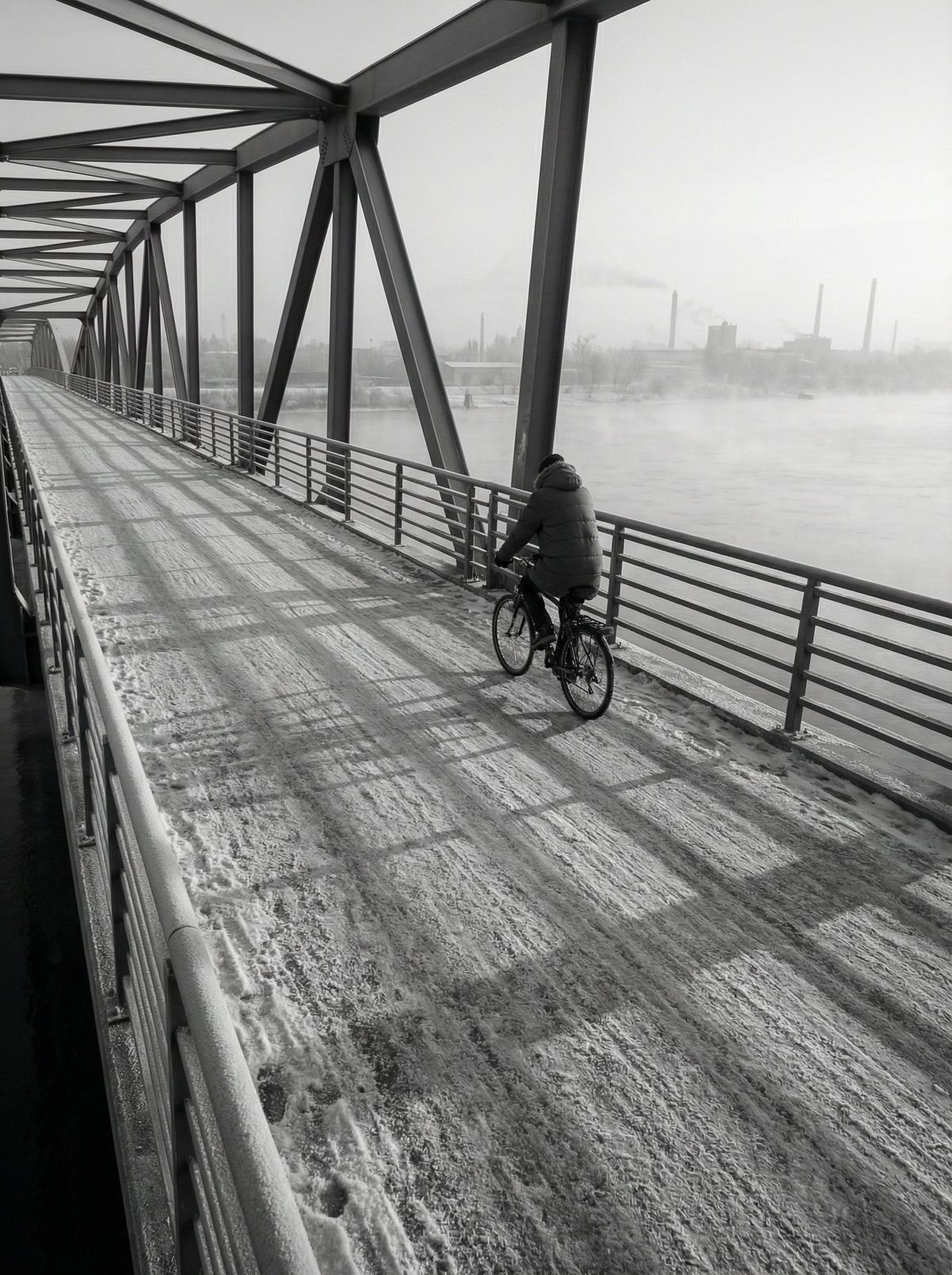 Poster in black frame