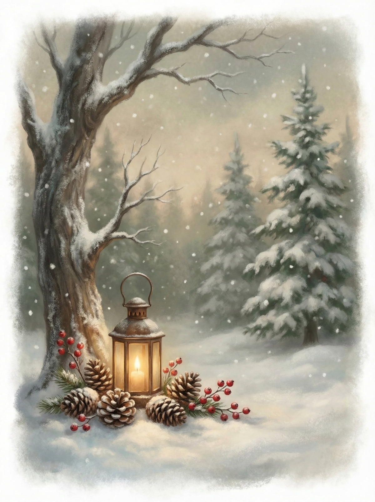 Poster in black frame