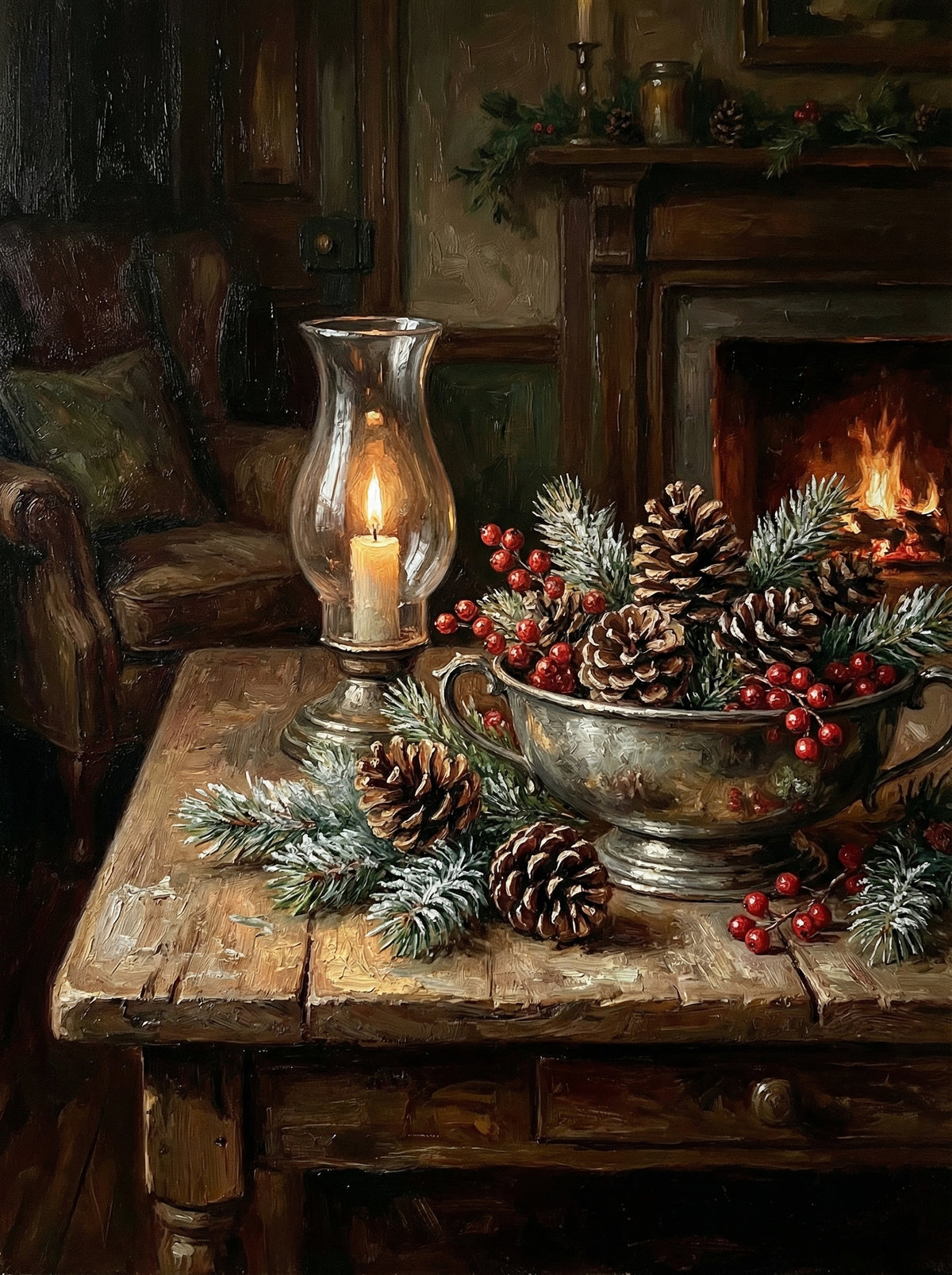 Poster in black frame