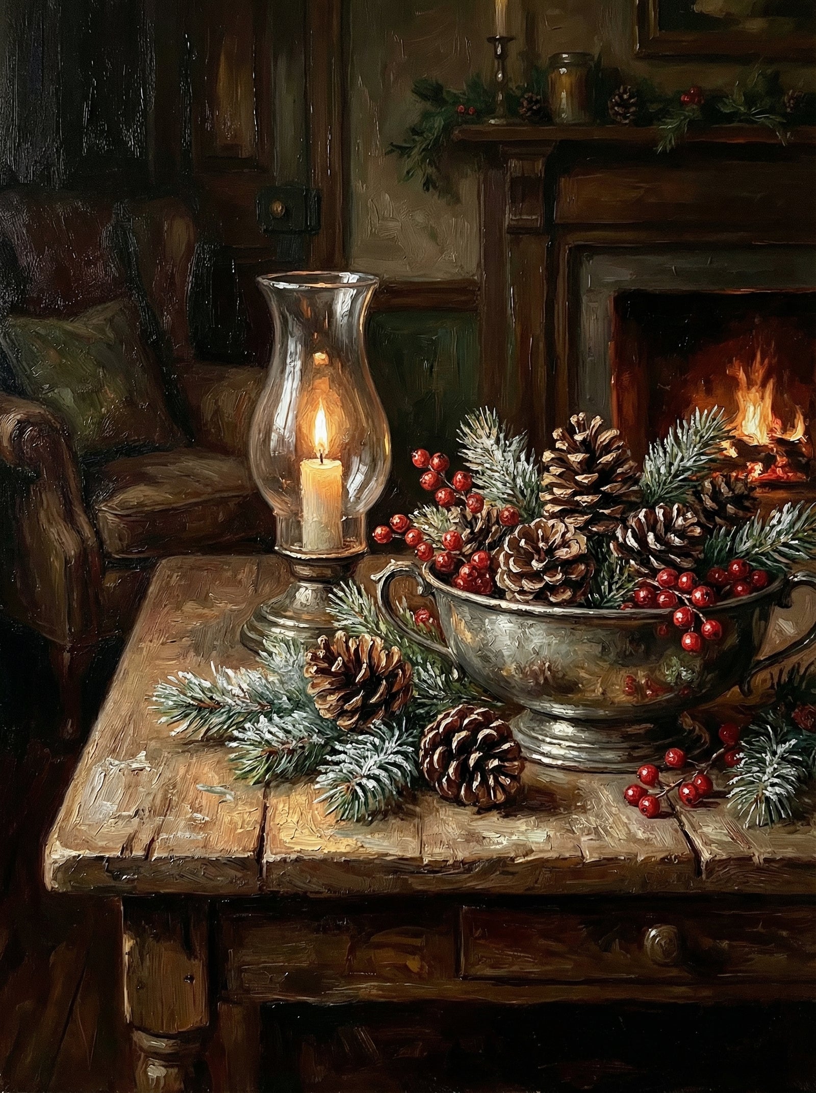 Poster in black frame