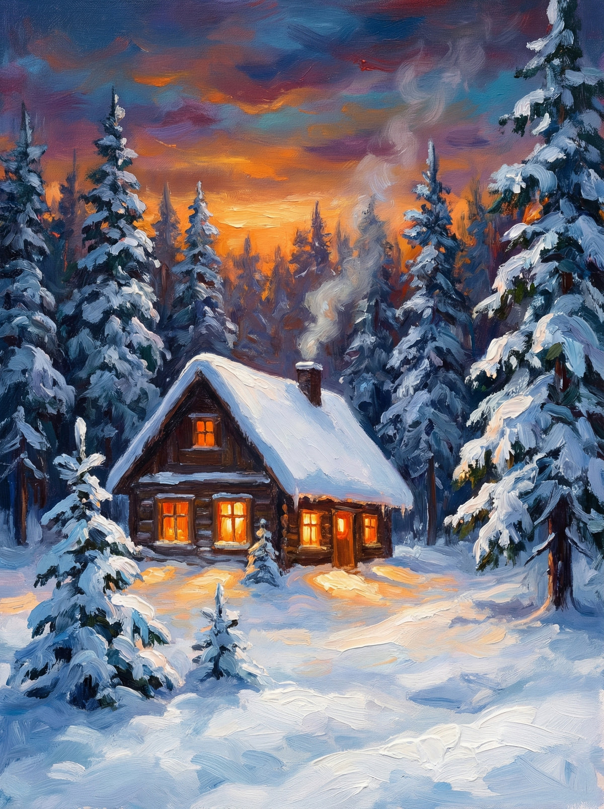 Poster in black frame