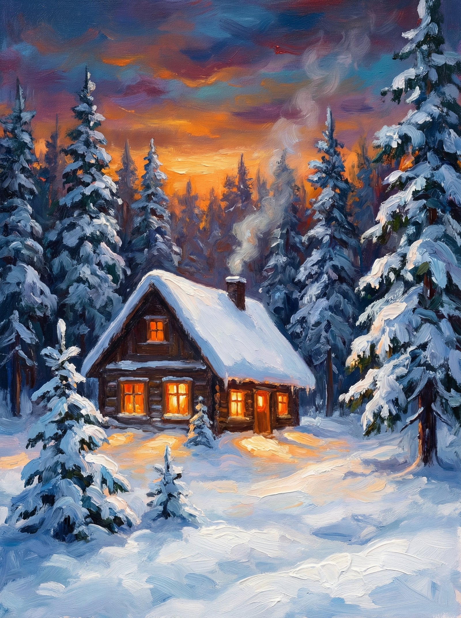 Poster in black frame