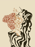 Plakat Woman In a Striped Blouse – plakat i druk artystyczny