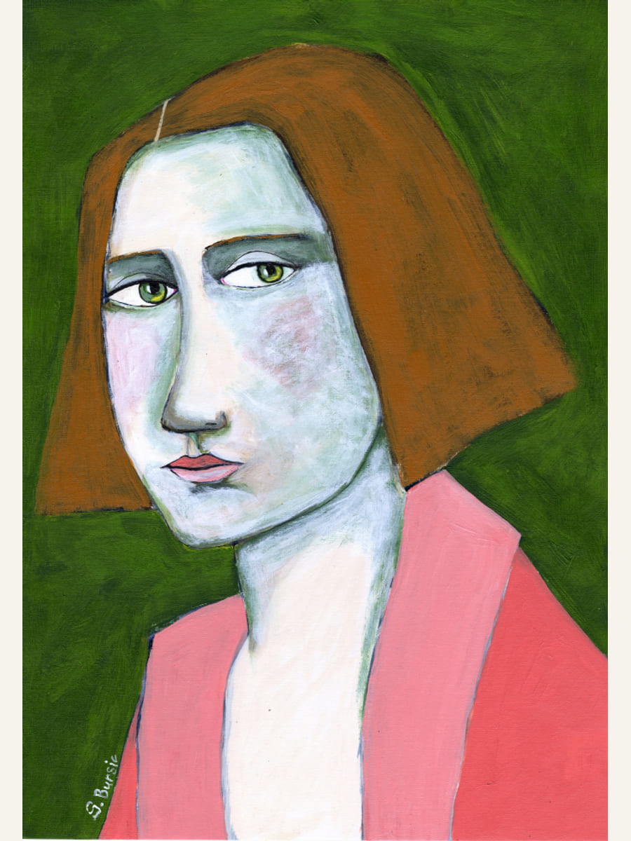Poster Woman in Pink Jacket – poster e stampa artistica