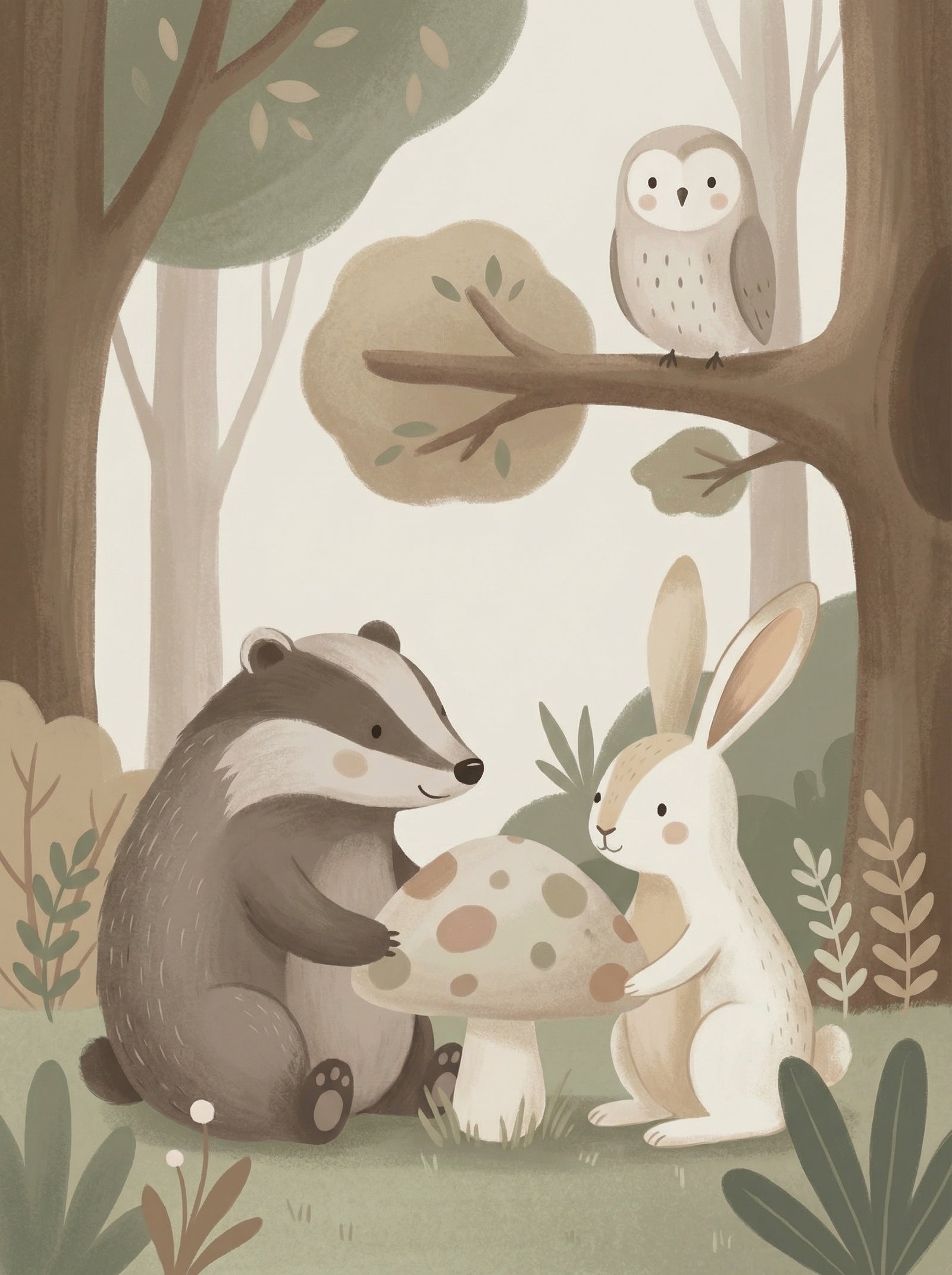 Poster in black frame