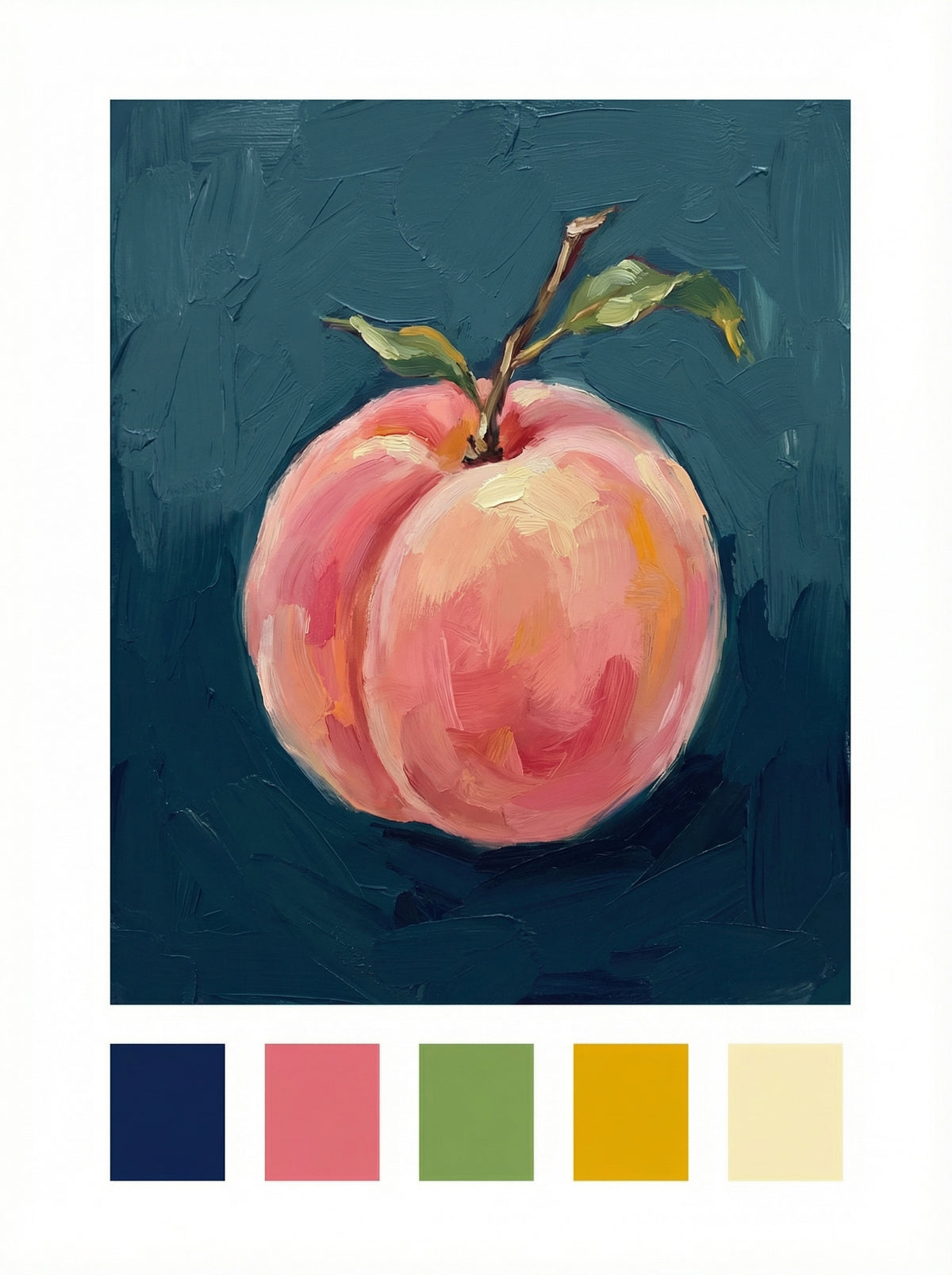 Poster in black frame