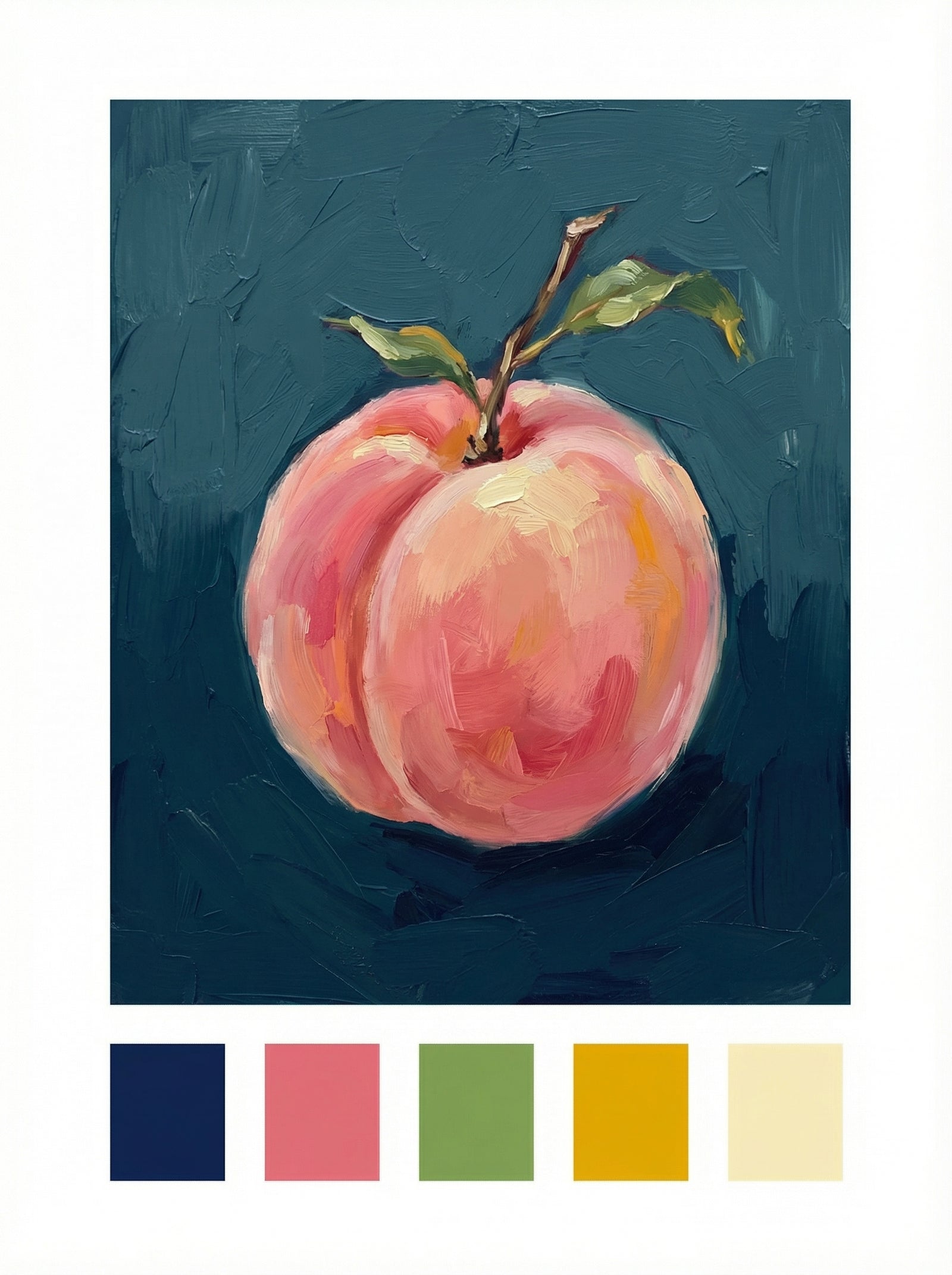 Poster in black frame