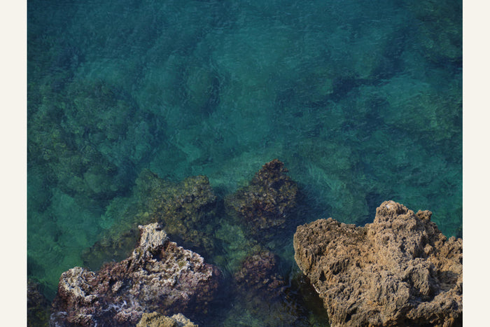 seascape and rocks Poster – plakat og kunsttryk