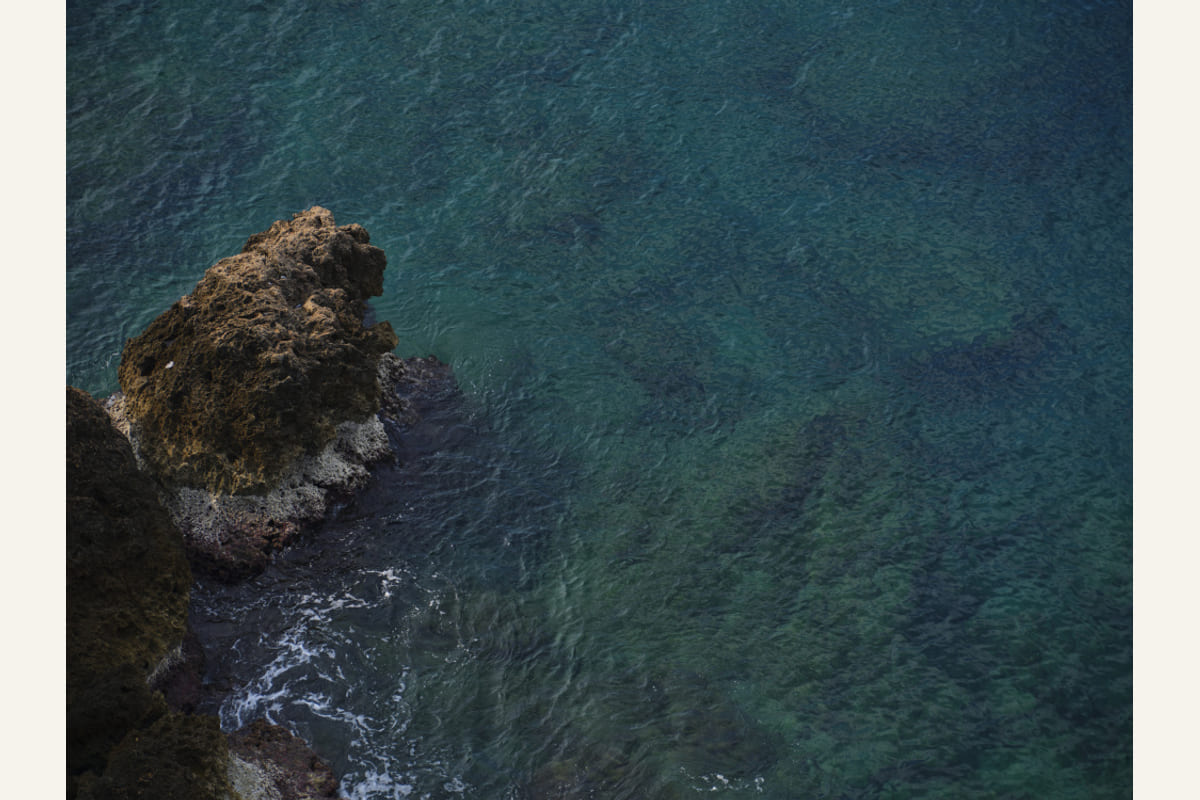 seascape and rocks Poster – plakat og kunsttryk