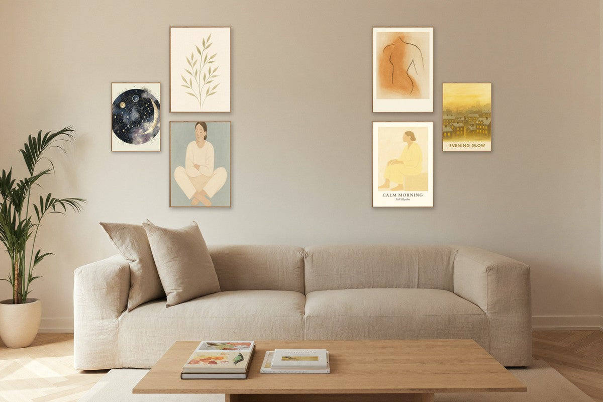 See the poster on a gallery wall