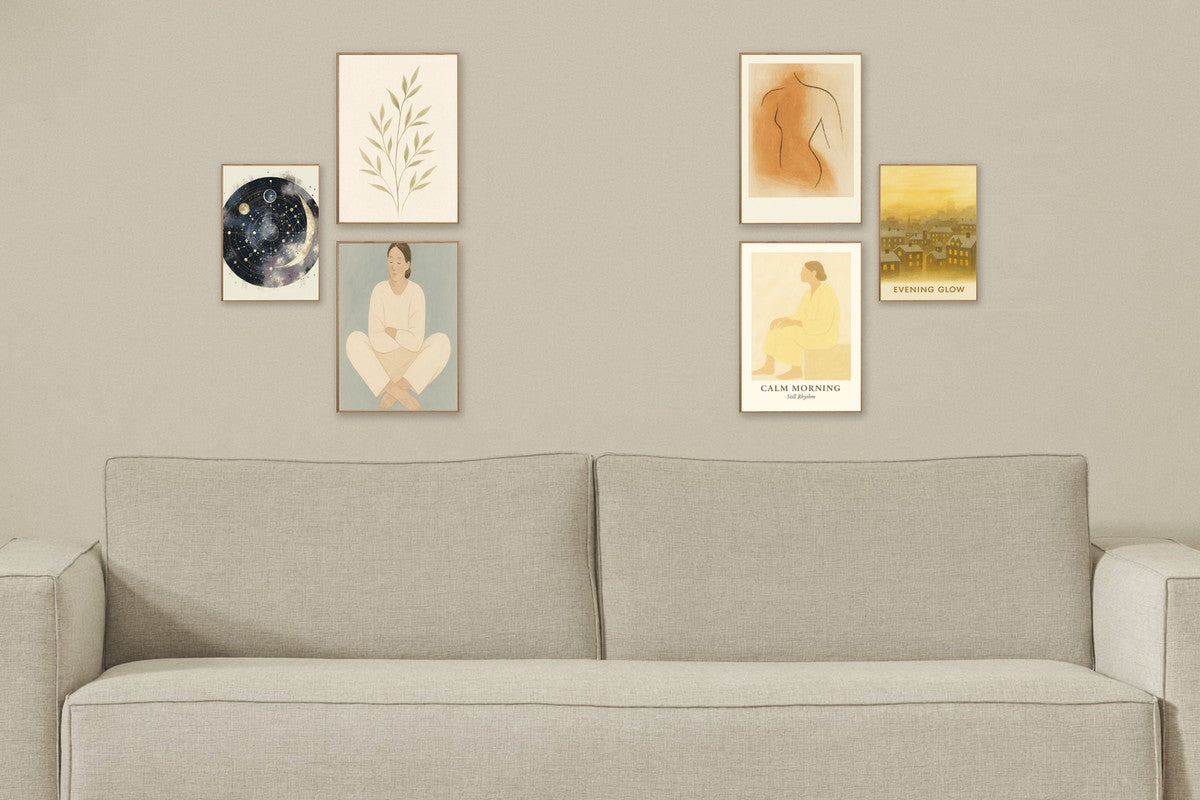 See the poster on a gallery wall