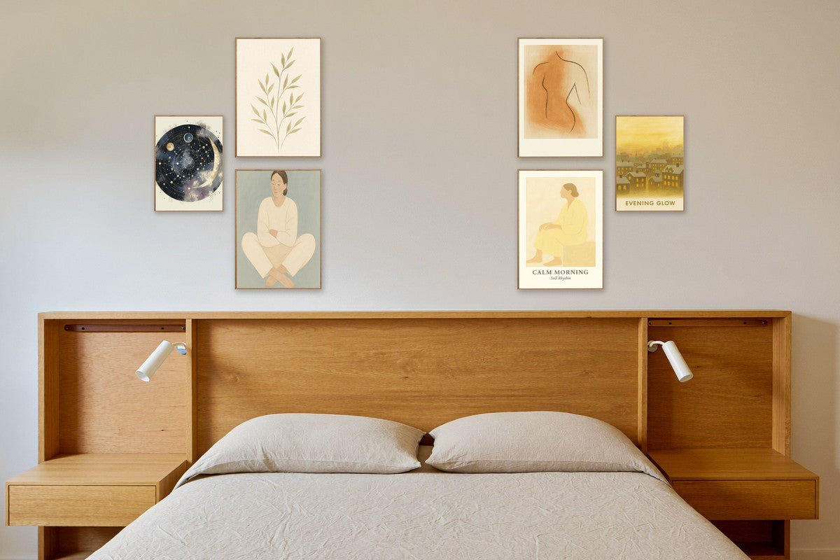 See the poster on a gallery wall