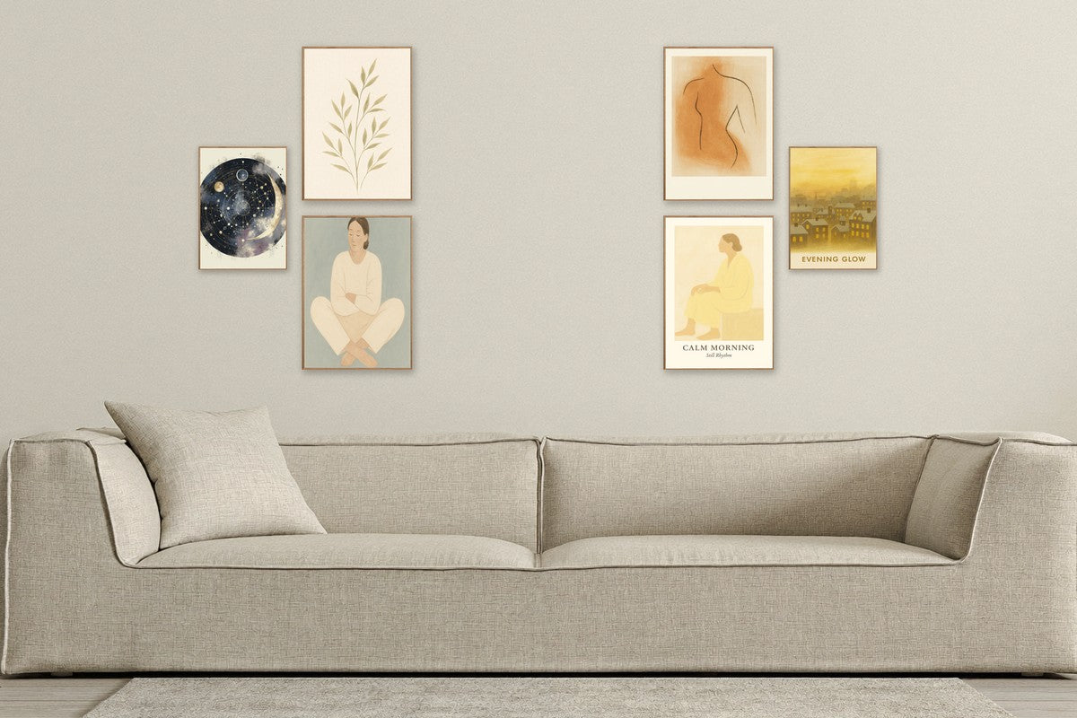 See the poster on a gallery wall