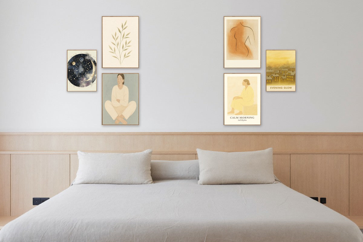 See the poster on a gallery wall